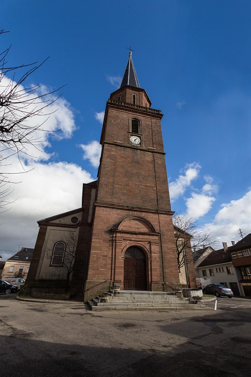 Dannemarie 1725 : Reconstruction du clocher de l'église