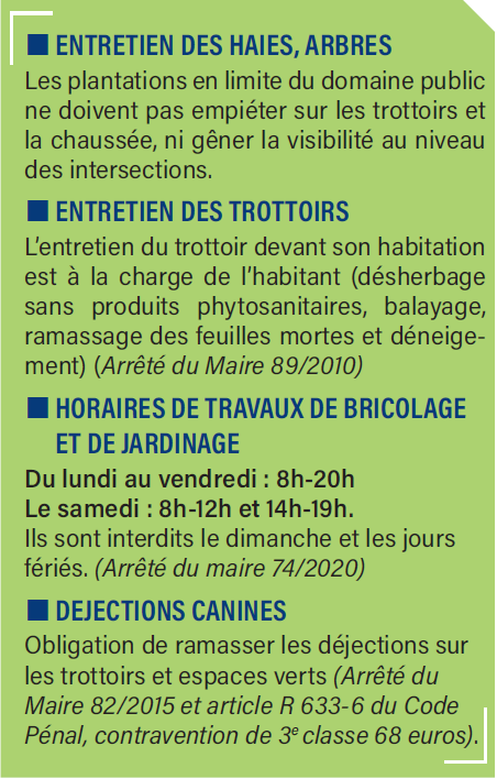 Obligations des particuliers